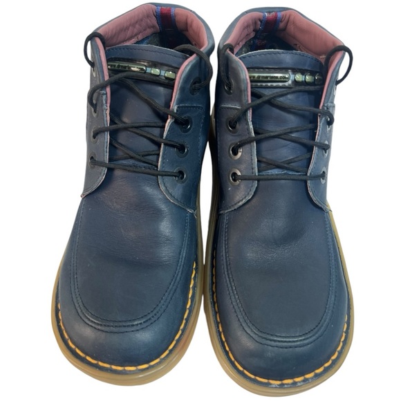 Dr. Martens Shoes - Dr Martens 9529 Leather Chukka Ankle Boots Blue 8.5